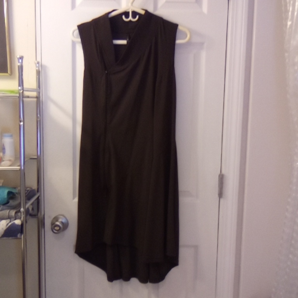 Grey PORTO zippered dress